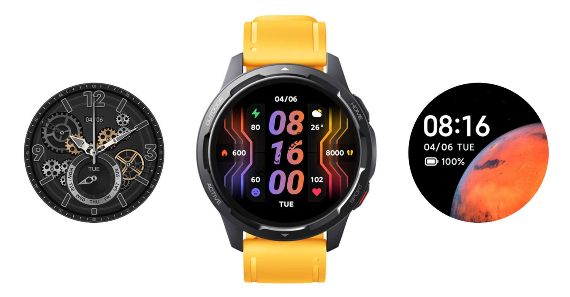 مانیتورهای مختلف ساعت Xiaomi Watch S1 Active