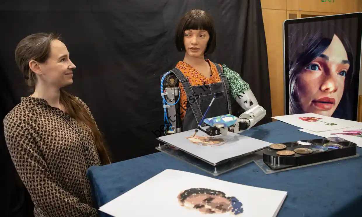 آیدا;  اولین روباتی که مانند انسان نقاشی می‌کشد